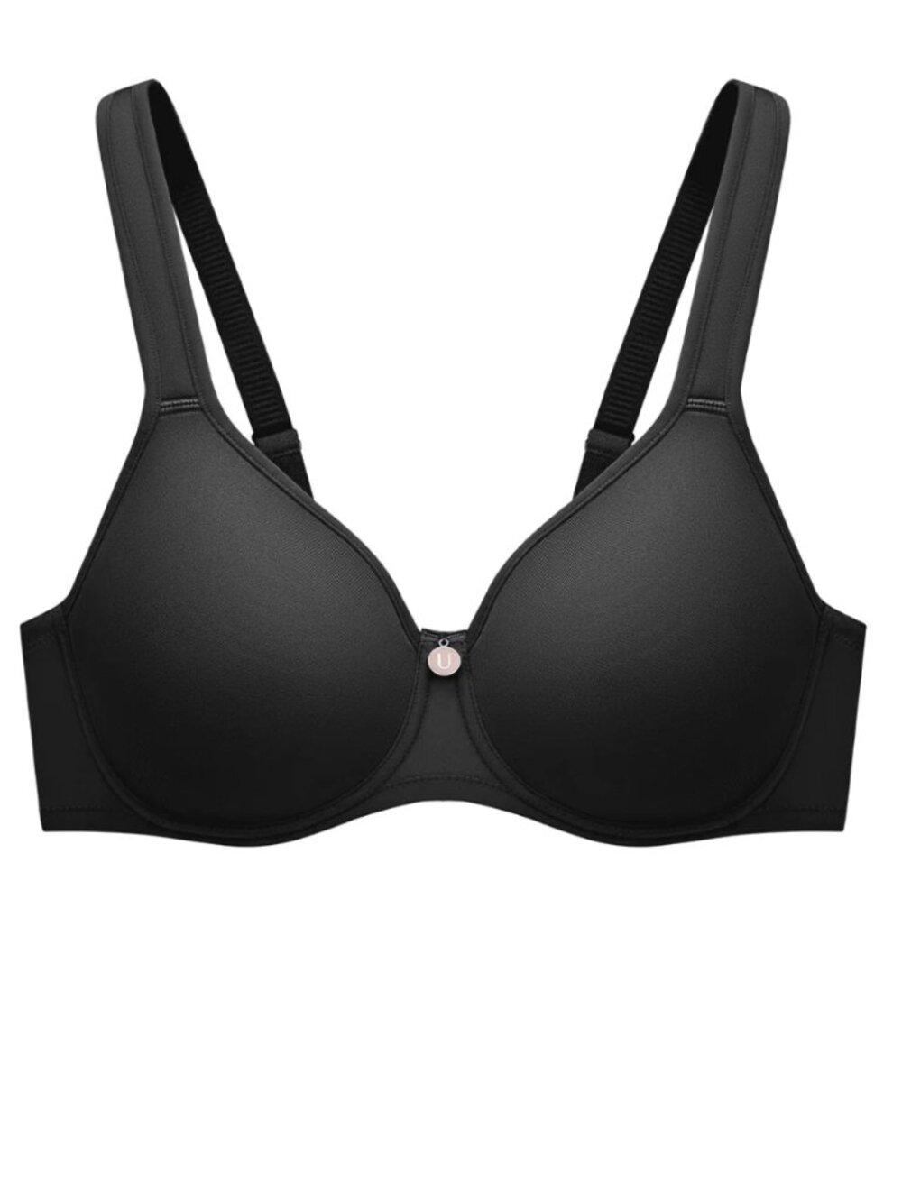 NWT Understance Symmetry FlexWire Lightly Padded Demi Bra in Black